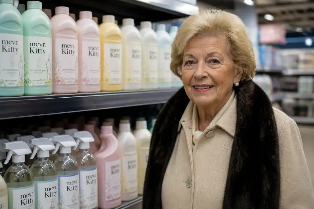 Jumbo lanceert schoonmaaklijn vernoemd naar weduwe oprichter Kitty van Eerd
