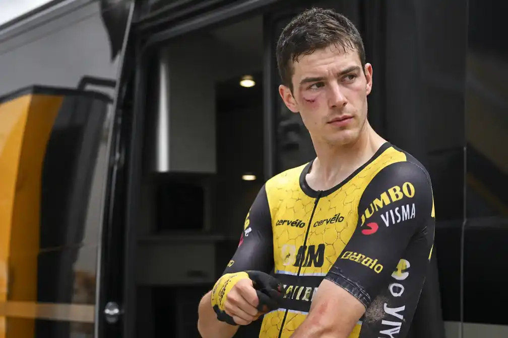 Edoardo Affini hersteld van val en start in Tour de France