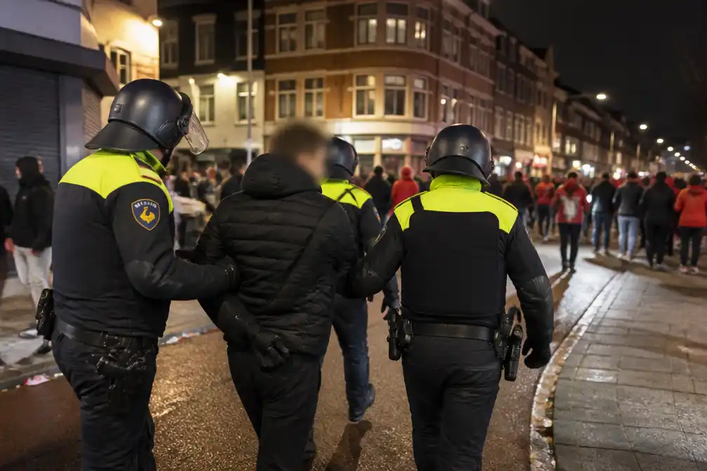 Dertien arrestaties in Den Haag na WK-zege Marokko op Nederland