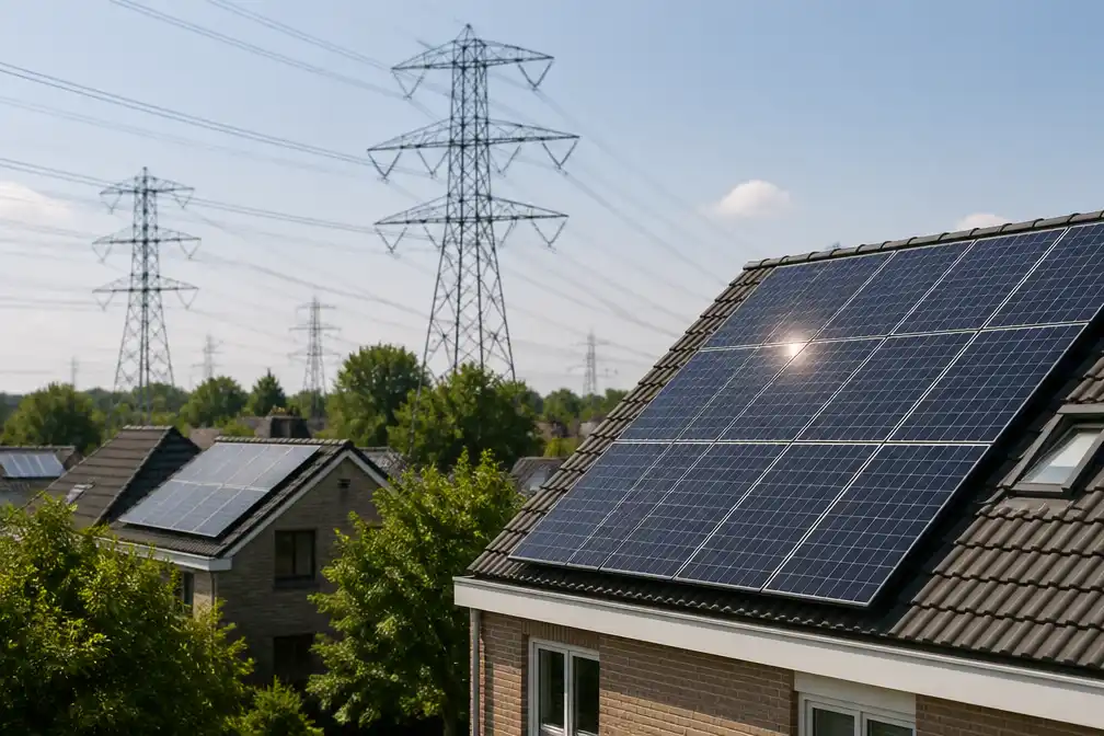 Liander roept zonnepaneeleigenaren op om meer stroom te gebruiken tijdens hittegolf