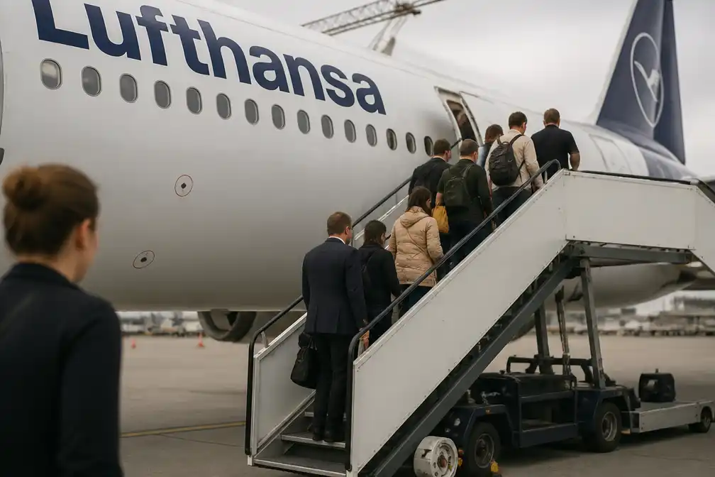 Lufthansa weigert influencer toegang om 'te blote' outfit