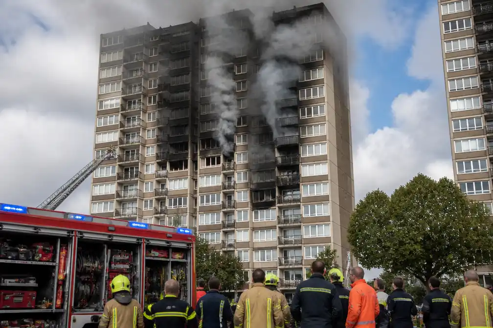 Oud-burgemeester Bob Cools (92) geëvacueerd bij brand op Linkeroever, meerdere doden