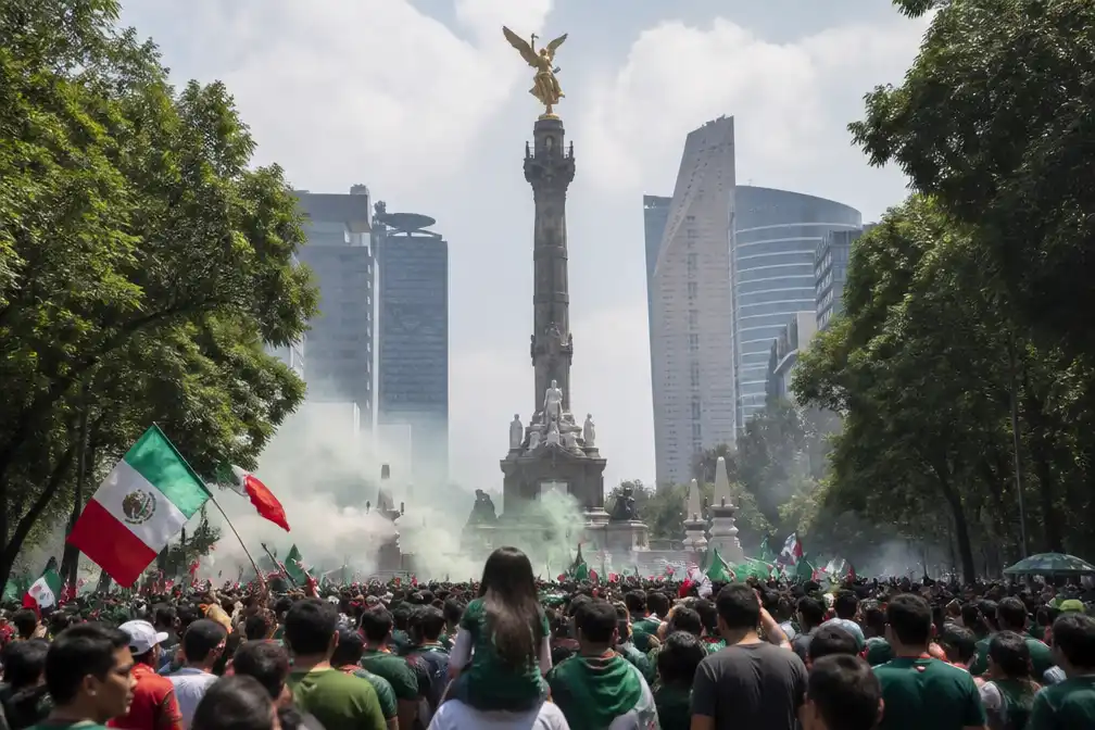 Drie doden door verstikking bij WK-feesten in Mexico-Stad