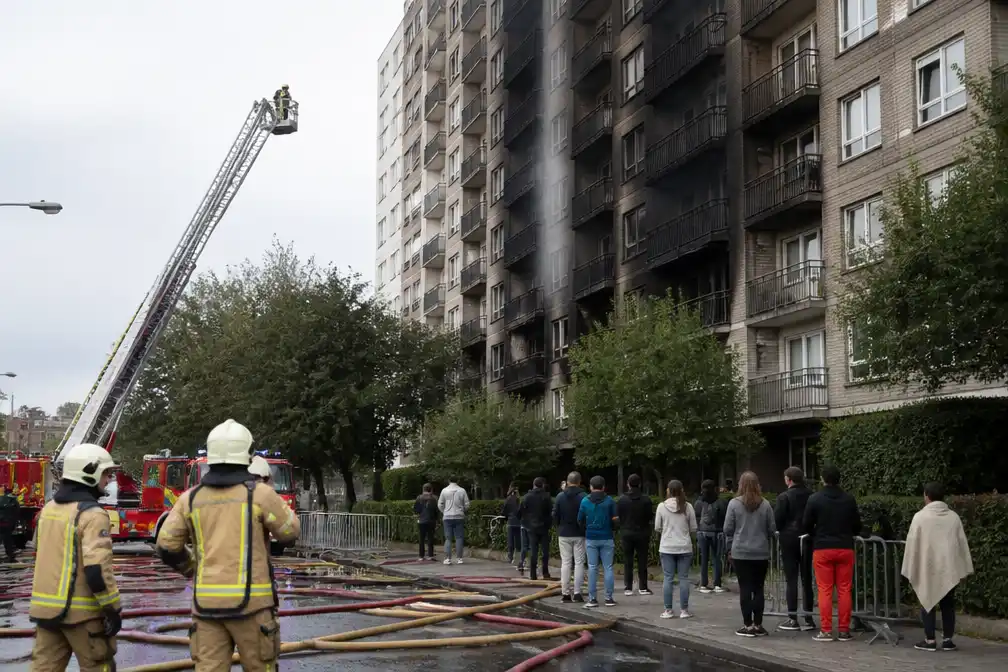 5 doden, 16 gewonden bij appartementsbrand Antwerpen; kortsluiting oorzaak