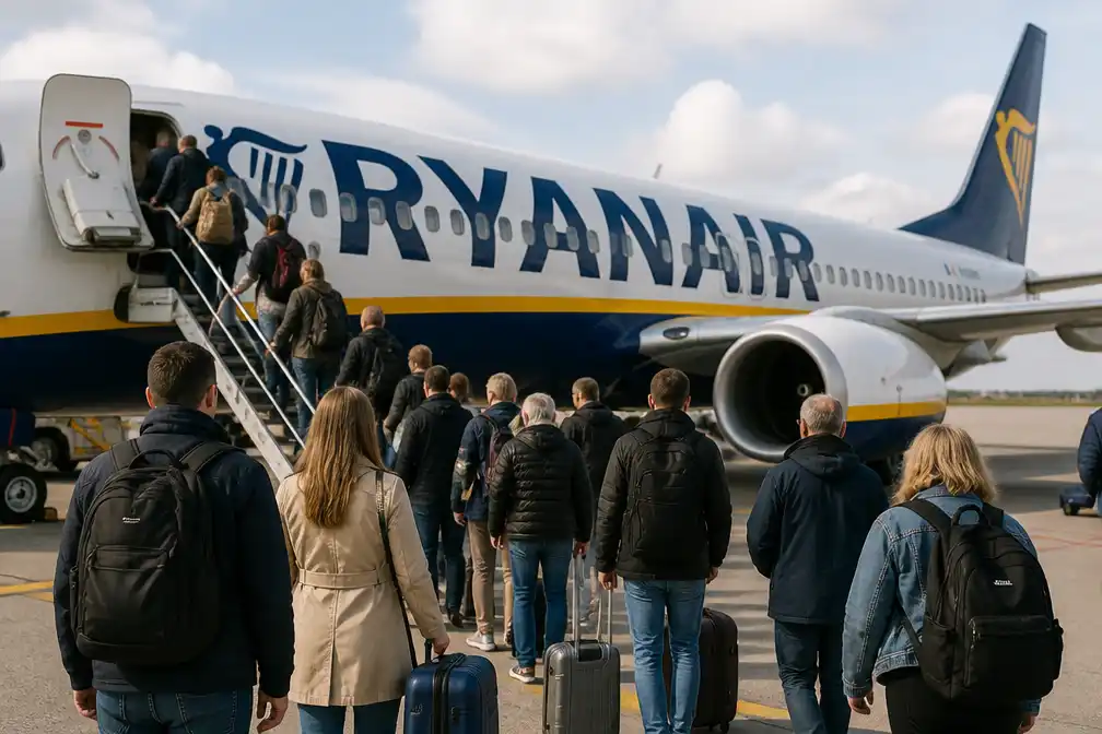 Ryanair vestigt nieuw maandrecord met 21,2 miljoen passagiers in juni