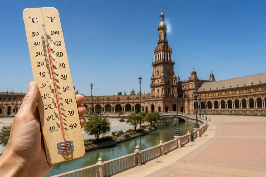 Vakantiehitte: 42°C in Sevilla, 38°C in Portugal, 35°C in de Provence