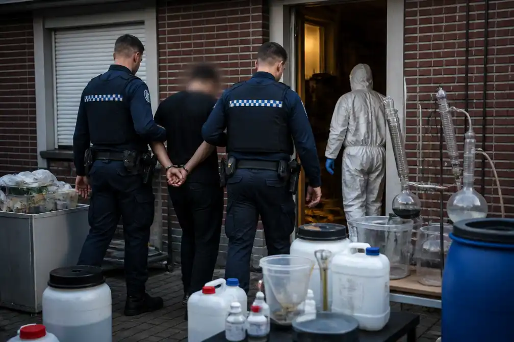 Politie ontmantelt drugslab in Aalst en arresteert verwarde man