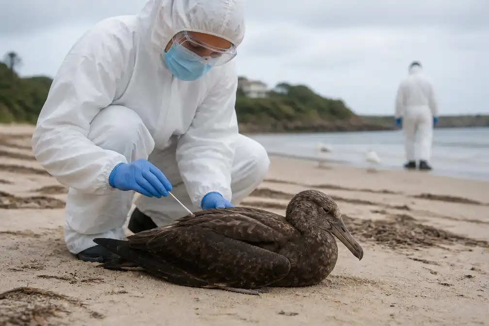 Vermoedelijk geval van H5-vogelgriep ontdekt in New South Wales, mogelijk eerste aan oostkust Australië