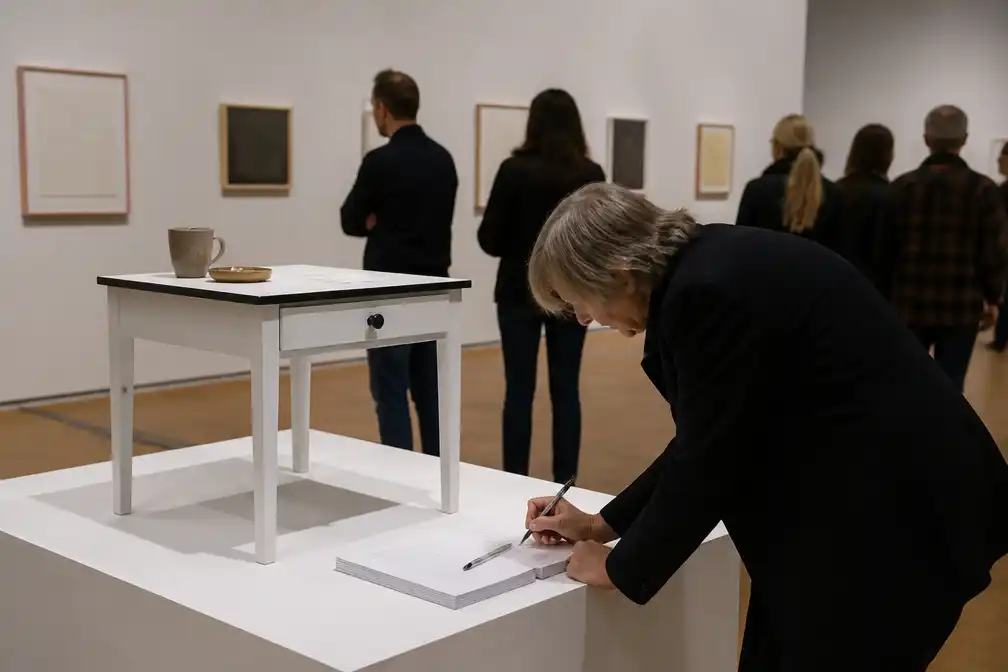 Extra bezoekers Stedelijk Museum door laatste kunstwerk Wim T. Schippers