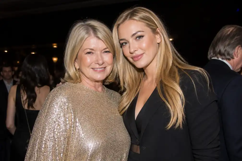 Martha Stewart verrast Jutta Leerdam op feest en vraagt om foto