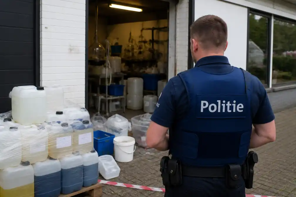 Synthetisch drugslab ontmanteld in Beverst, man en vrouw aangehouden