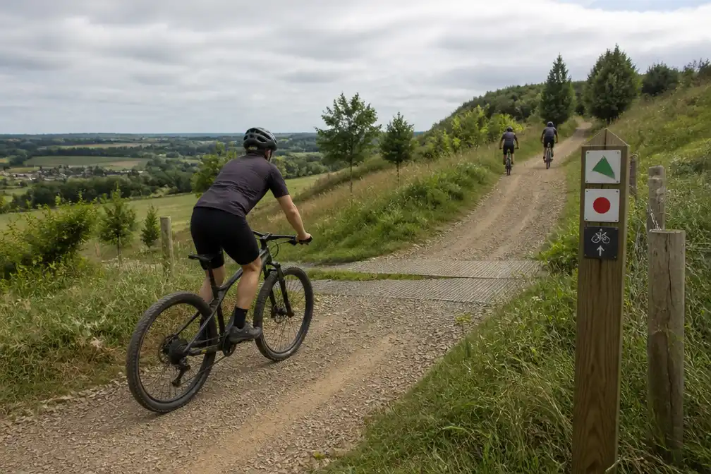 Nieuwe 33 km lange mountainbikeroute opent over voormalige stort in Eijsden en Voeren