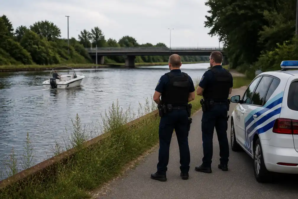 Waterskiër en bootbestuurder beschoten op kanaal in Dilsen, politie onderzoekt