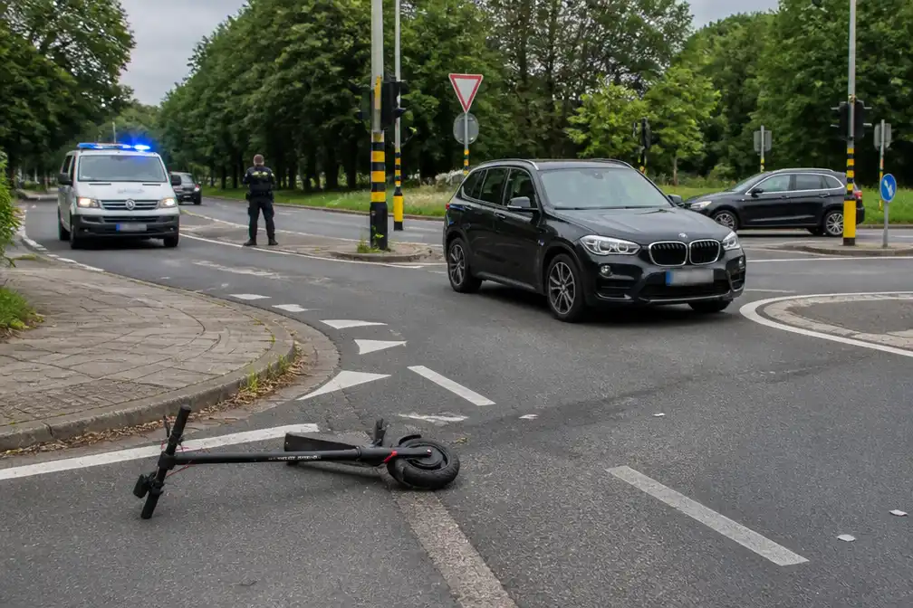 Stepper (32) levensgevaarlijk gewond bij aanrijding met auto in Sint-Niklaas