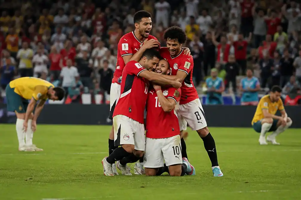 Egypte bereikt achtste finales WK na strafschoppenzege op Australië