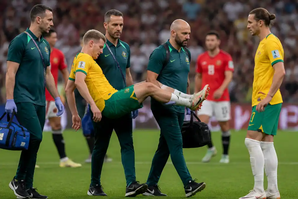 Woede bij Australië na harde tackle op Feyenoorder Jordan Bos