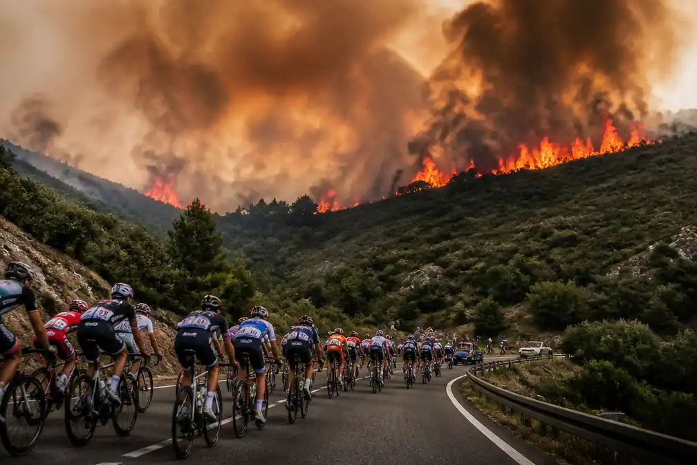 Tour de France dreigt logistieke nachtmerrie door hittegolf en bosbranden