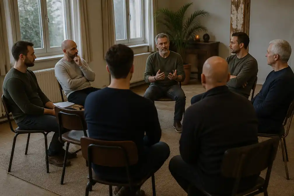 Mannencirkels sluiten vrouwen uit voor gesprekken over mannenproblemen