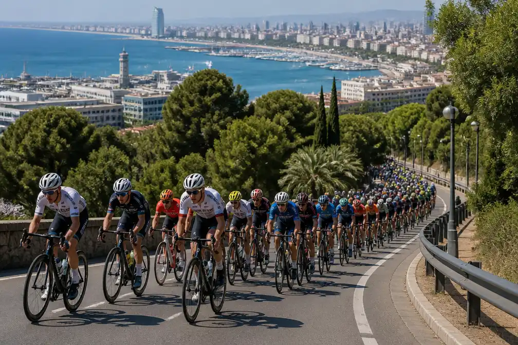 Tour de France etappe 2: Heuvelachtige 168 km van Tarragona naar Barcelona met finale op Montjuïc