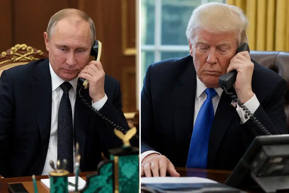 Poetin en Trump bellen 90 minuten over Oekraïne