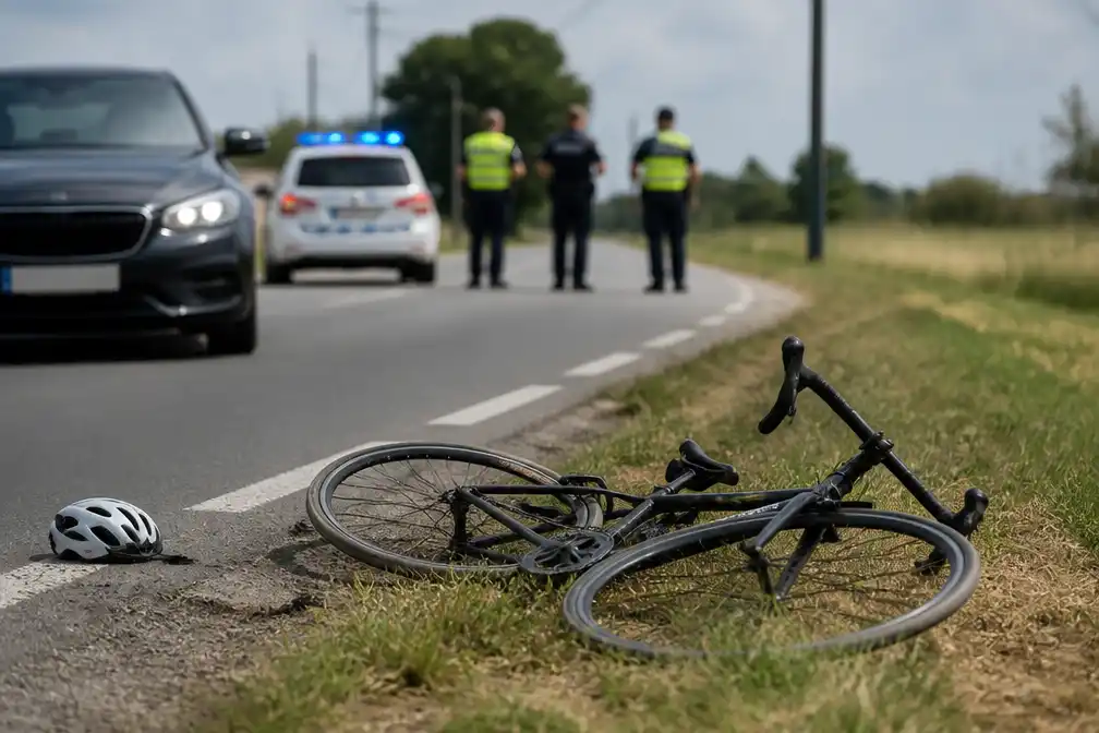 Wielertoerist (25) omgekomen in Koekelare na aanrijding bij dwarsen van weg