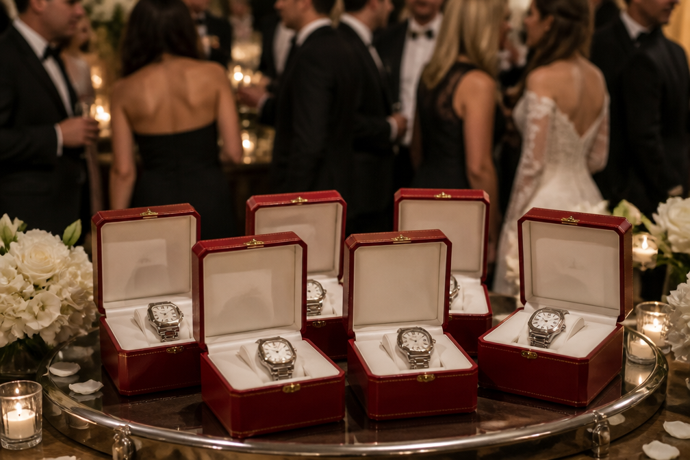 Swift en Kelce verloten Cartier-horloges op bruiloft