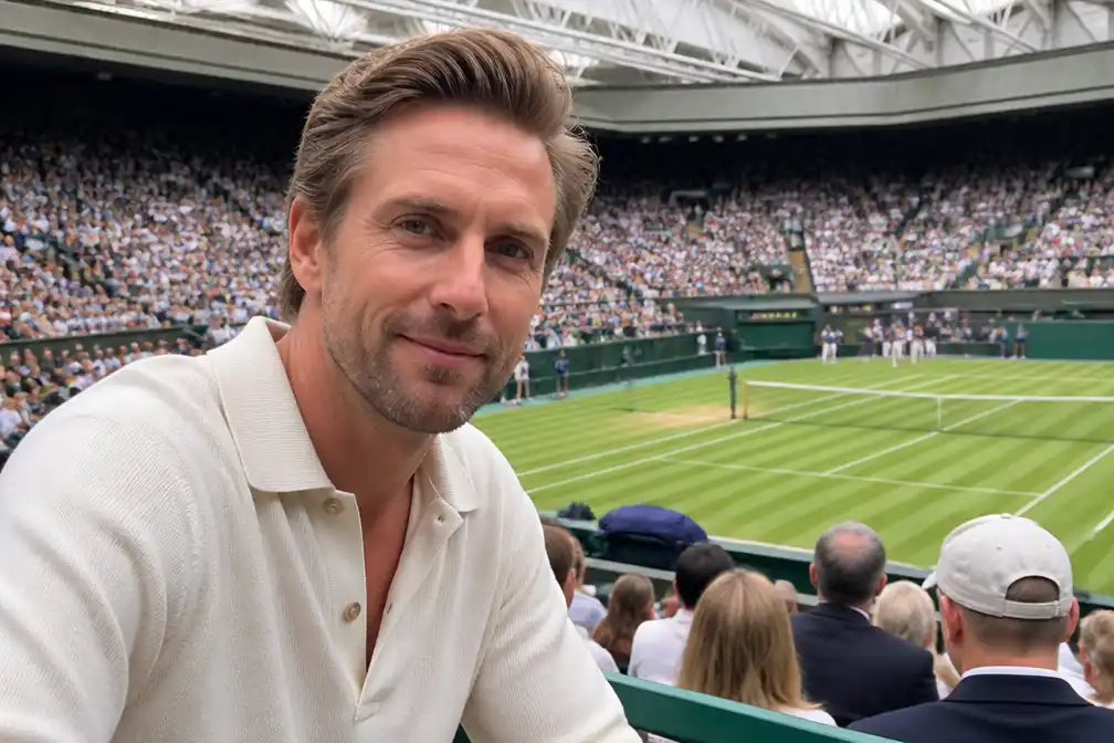 Nick Schilder vervult droom met bezoek aan Wimbledon
