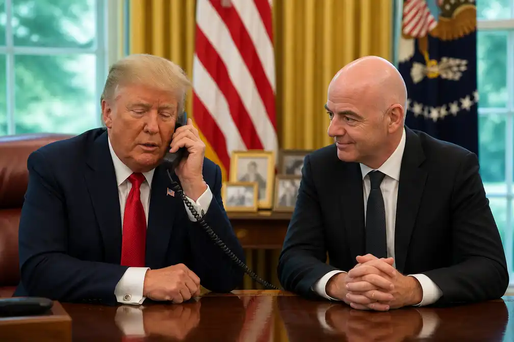 Trump belde Infantino voor opheffing schorsing Balogun op WK, melden Amerikaanse media