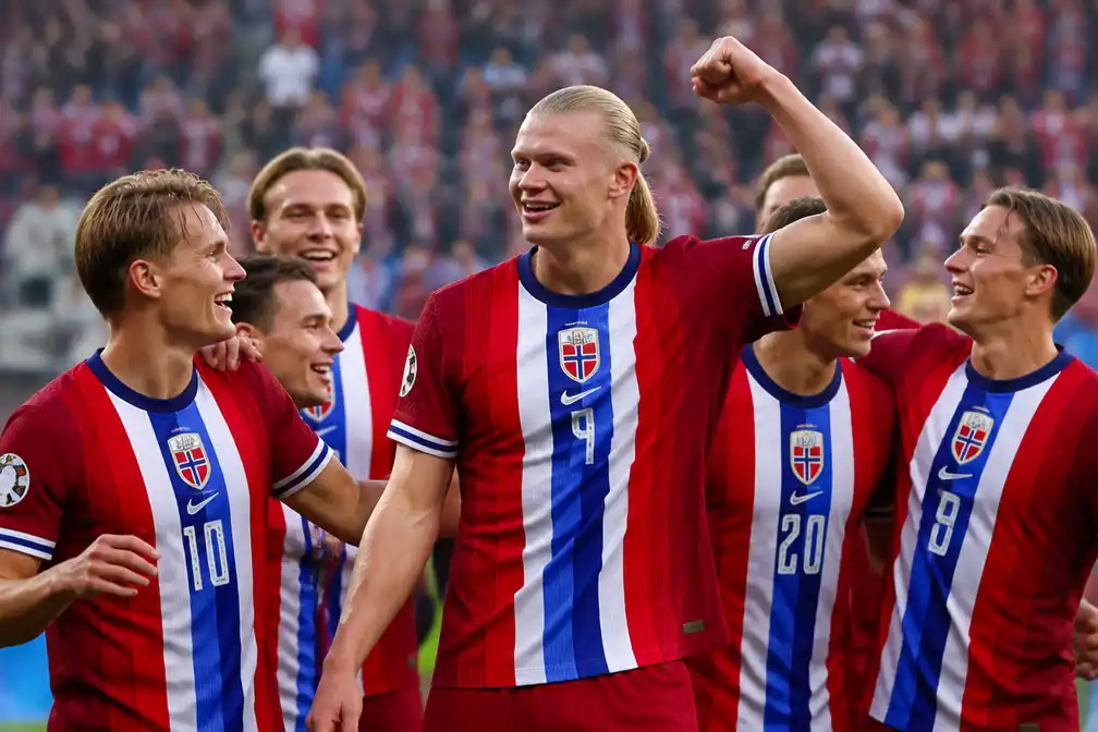 Noorse WK-ploeg met Haaland meest feestelijke team op WK 2026