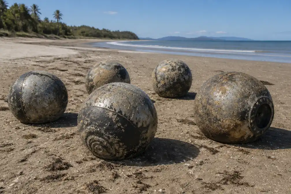 Ruimteballen op Queensland-strand zijn van buitenlandse raket, zegt agentschap