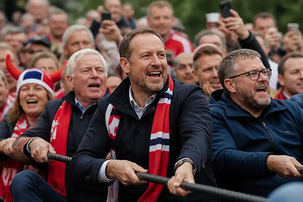 Noors voetbalsucces verenigt land, tijdelijk afleiding van koningshuisproblemen