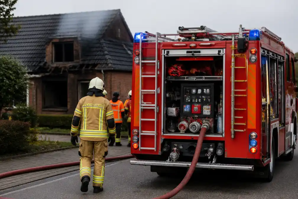 Dementerende vrouw (86) omgekomen bij woningbrand in Wortel