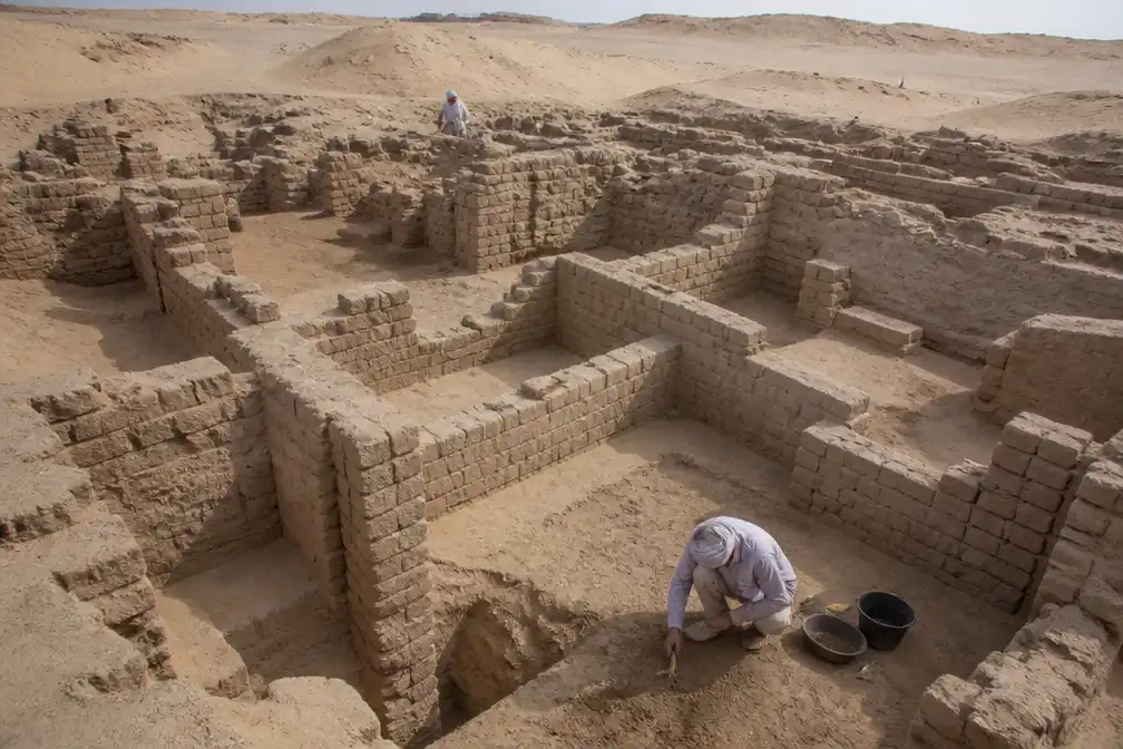 Archeologen ontdekken volledig bewaarde Byzantijnse stad in Egyptische woestijn