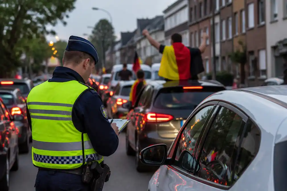 Politie deelt meer dan 170 boetes uit aan WK-supporters in Lanaken-Maasmechelen