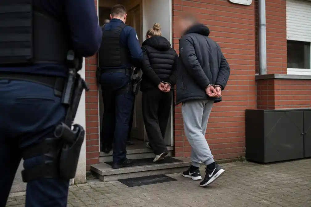 Duo aangehouden na vondst van vuurwapens en cannabis in sociale woning Kuurne