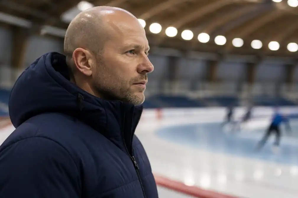 Schaatscoach Arjan Samplonius vertrekt bij Team AH-Zaanlander
