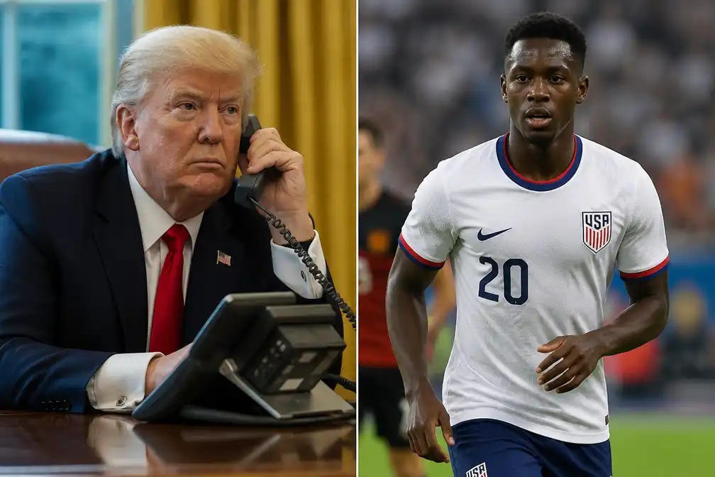 Trump beschuldigd van beïnvloeding FIFA om geschorste VS-spits Balogun te laten spelen tegen België