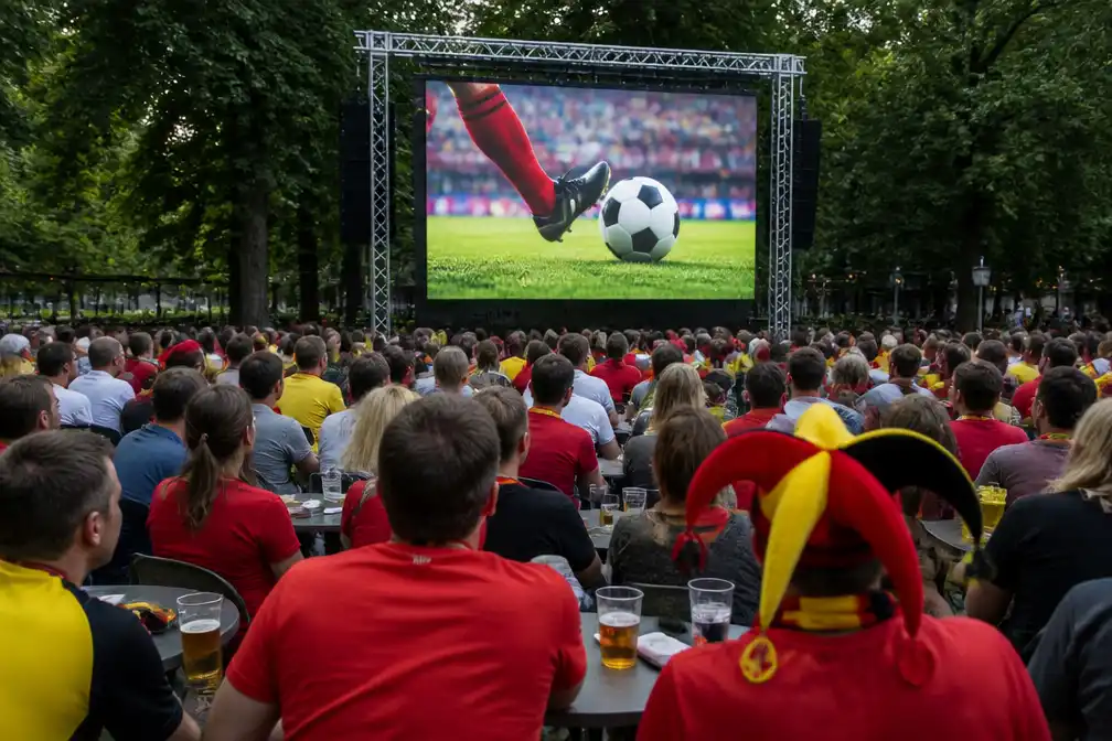 Mechelen plaatst extra groot scherm in Kruidtuin voor kwartfinale Rode Duivels