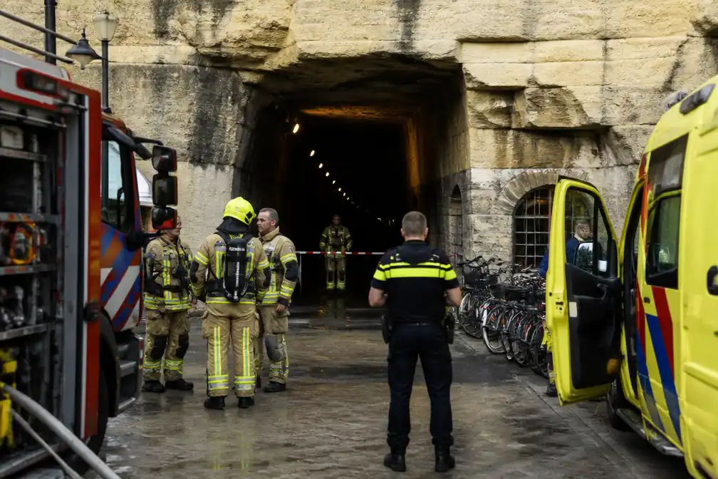 Brand in grot voor ondergrondse fietstochten in Valkenburg