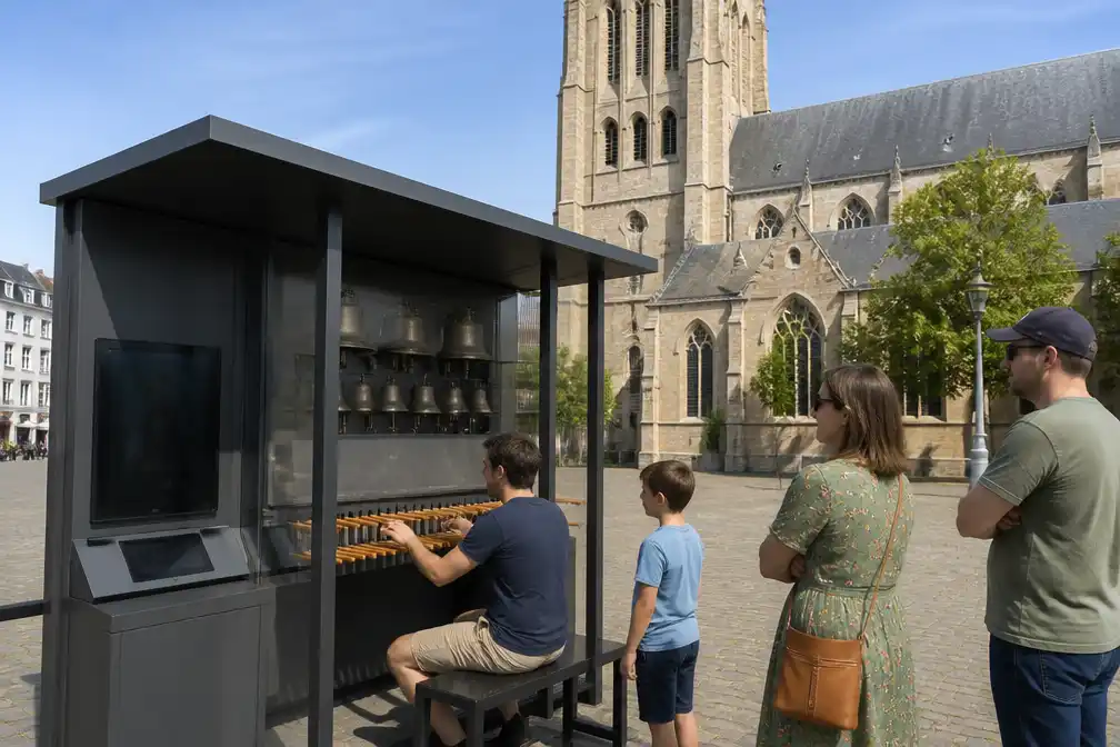 Interactieve BeiaardBox brengt Grimbergs beiaard naar begane grond in Europees proefproject