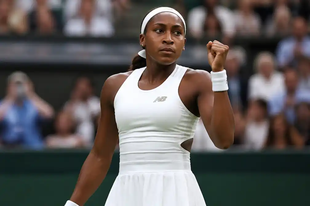 Coco Gauff voor het eerst naar halve finale op Wimbledon