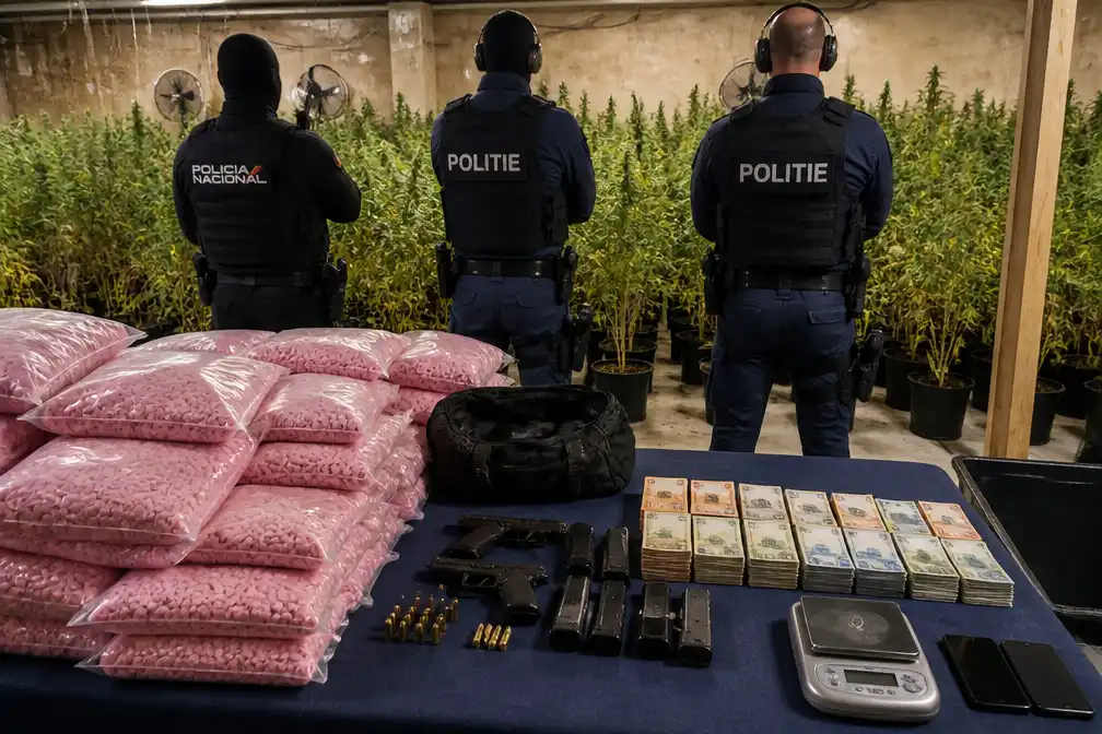Grootste Europese MDMA-vangst ooit in Spanje: 1000 kilo in beslag
