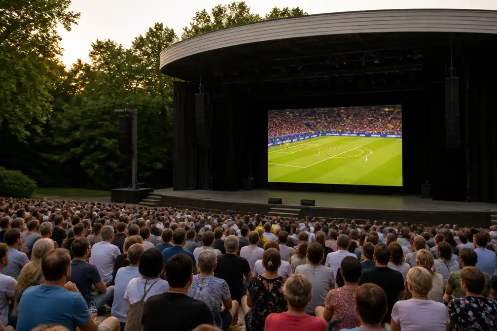 OLT Rivierenhof plaatst groot scherm voor WK-kwartfinale Rode Duivels en past programma aan