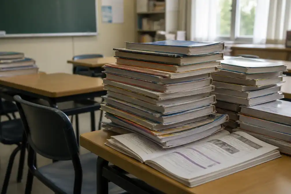 Columnist Angela de Jong pleit voor eigen betaling schoolboeken vanwege verspilling