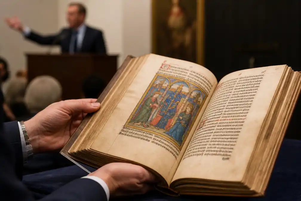 Middeleeuws Arthur-manuscript brengt ruim 2,2 miljoen pond op bij Christie's