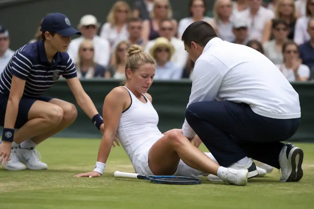 Demi Schuurs verliest kwartfinale Wimbledon na botsing met ballenkind