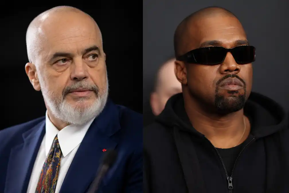 Albanese premier onder vuur om 4 miljoen euro subsidie voor concert Kanye West