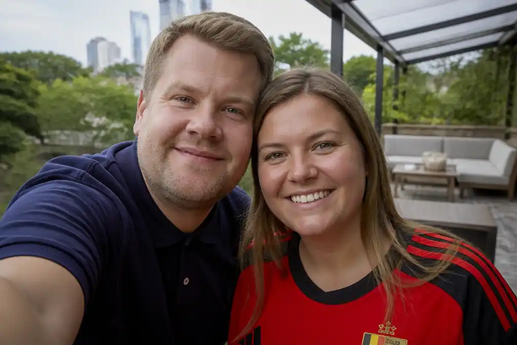 Belgische Leentje De Leeuw gekozen als officiële supporter in WK-show van James Corden op Fox