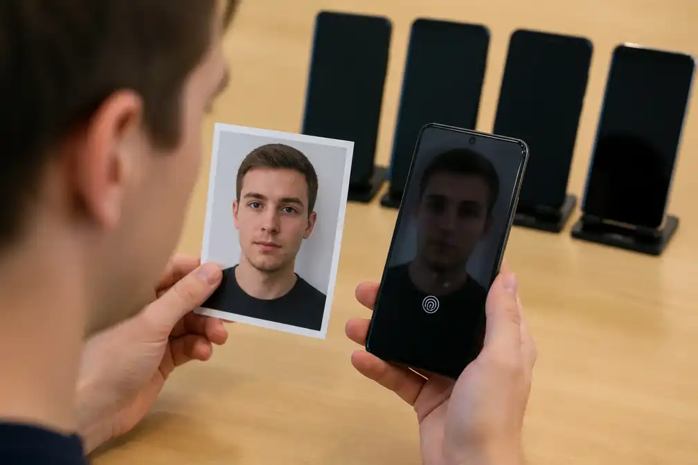 Gezichtsherkenning veel smartphones te misleiden met simpele foto, blijkt uit rondgang