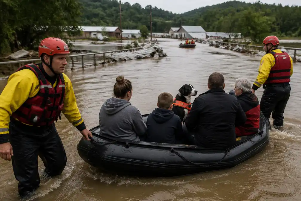 Overstromingen Missouri: Noodtoestand na zware regen, meer dan 100 gered